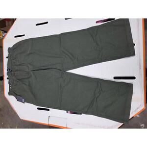 GAP Olive Green Casual Pants with Elastic Waistband Size XL